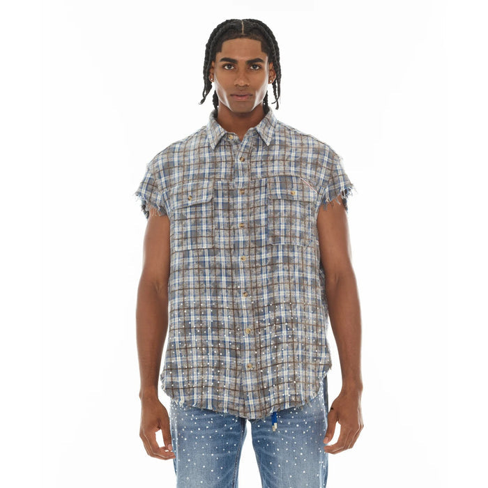 Cult of Individuality - Sleeveless Woven Shirt - Clique Apparel