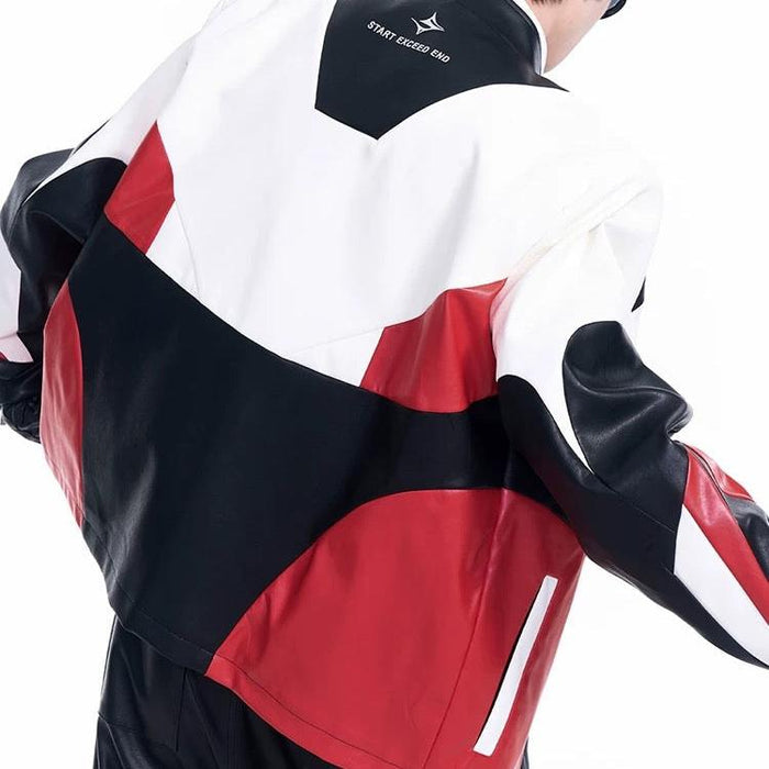 DENO LEATHER JACKET by CRUX