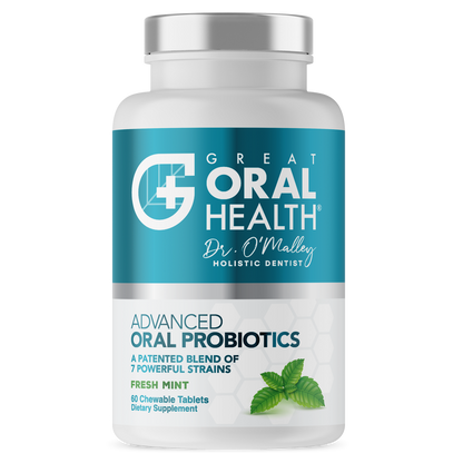 Dental Oral Probiotics with BLIS K12 & M18 – 7 Strains, 6 Billion CFU (Mint Flavor)