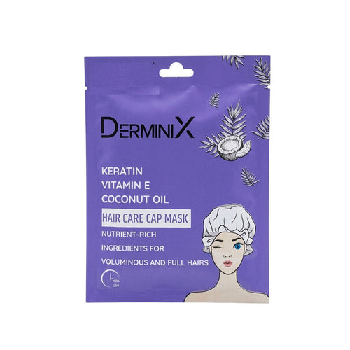 ديرمينيكس قناع ورقي للشعر كيرياتين وجوزهند - Derminix Keratin & Coconut Hair Sheet Mask