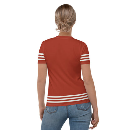 Descendants of the Island FRO White Stripes Women's T-shirt