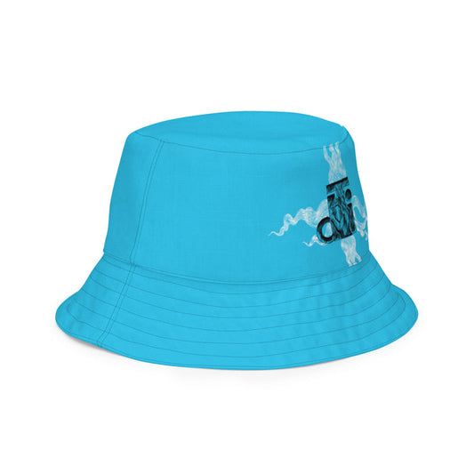 DTI Festival Blue Pencil Logo 2x Reversible bucket hat