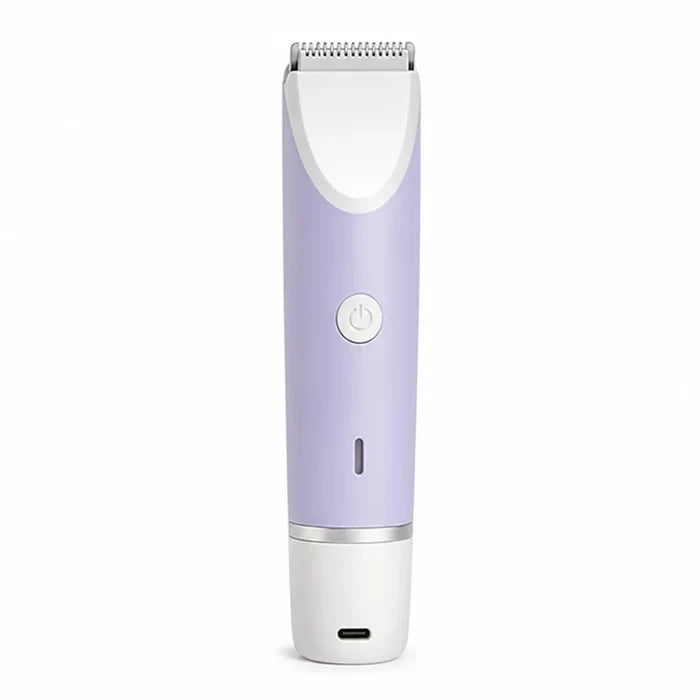 Dual-Precision Waterproof Cordless Rechargeable Women's Body and Facial Trimmer