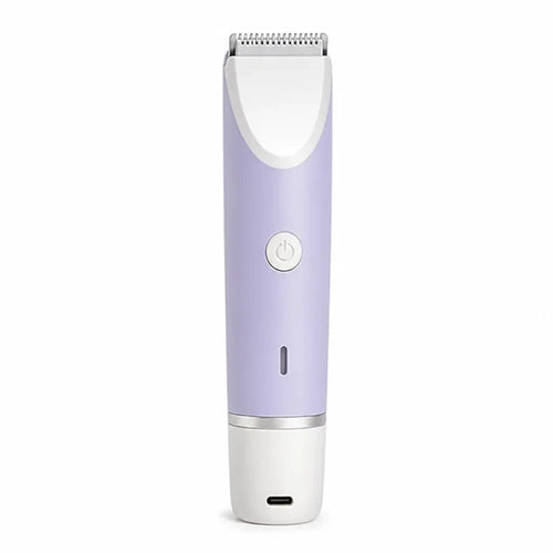 Dual-Precision Waterproof Cordless Rechargeable Women's Body and Facial Trimmer