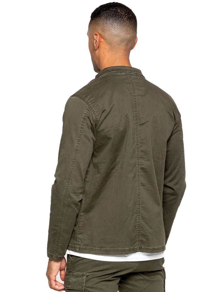EZOS611 Copy of Enzo | Mens Cargo Overshirt Jacket ENZO RAWDENIM