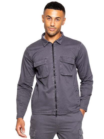 EZOS611 Copy of Enzo | Mens Cargo Overshirt Jacket ENZO RAWDENIM