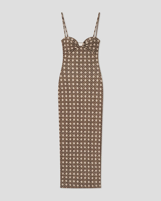 Erandi - Midi dress - Rattan Polka