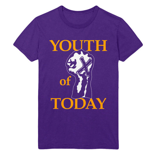 youth of today Fist - Purple T-Shirt
