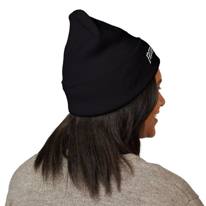 Fresh 'Til Death Embroidered Beanie — Tattoo Aftercare Brand Knit Hat