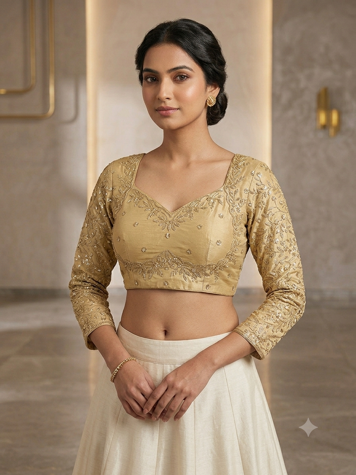 Full Hands Designer Blouse