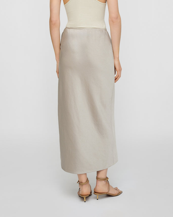 Gargi - Midi skirt - Silver