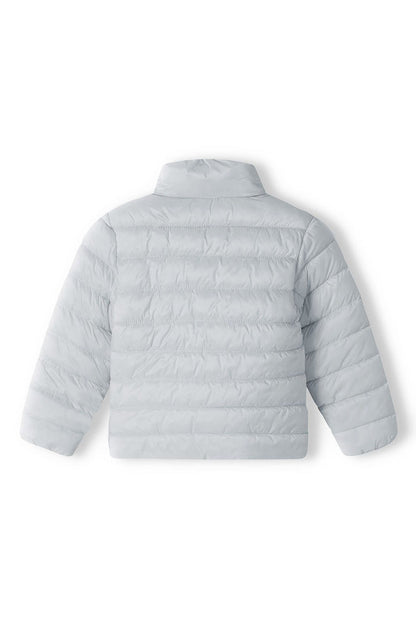Quilted Puffer Jacket, Silver, Lightweight - 4