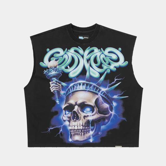 Godspeed- Liberty Tears Sleeveless - Black