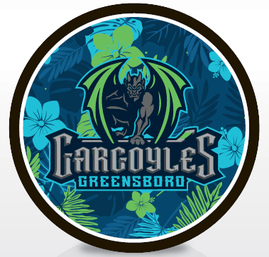 Greensboro Gargoyles Margaritaville Puck