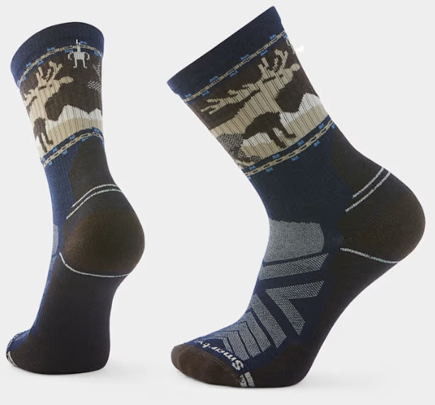 Hike Mountain Moose Crew Sock - Unisex