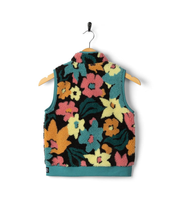 Holidaze Kids Fleece Gilet in Multi