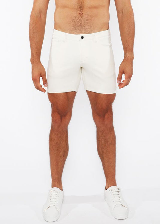 JAQUARD STRETCH KNIT CHINO SHORTS