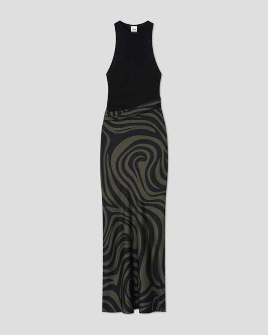 Jordyn - Maxi dress - Midnight Green Swirl