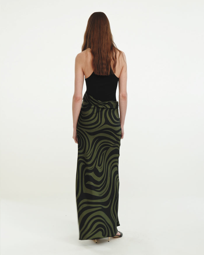 Jordyn - Maxi dress - Midnight Green Swirl