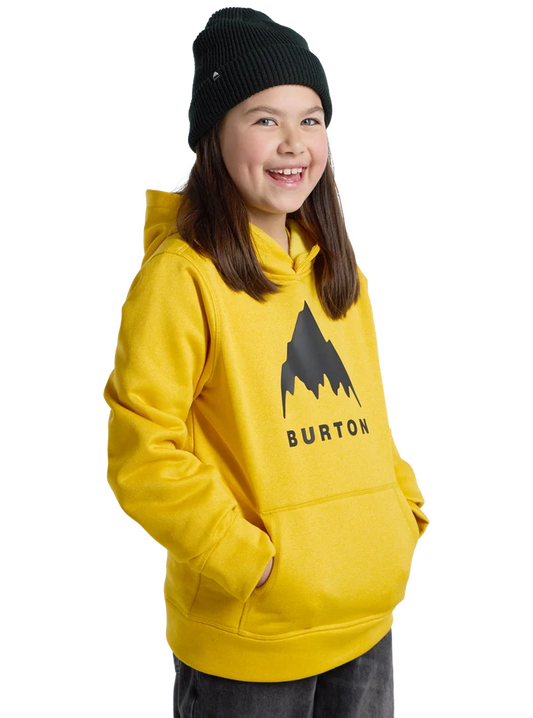 Product image of Kids' Burton Oak Pullover Hoodie[Variant:Goldenrod Heather]