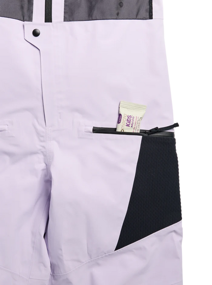 Product image of Kids' Burton Outbeam 3L Bib Pants[Variant:Moondust Purple / True Black]