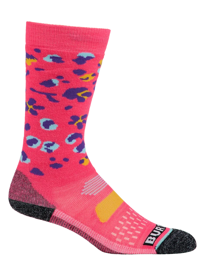 Product image of Kids' Burton Performance Midweight Socks[Variant:Wildcat Floral]