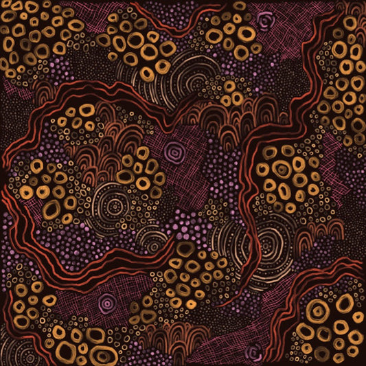 Land Seasons 3 – Aboriginal Art Print