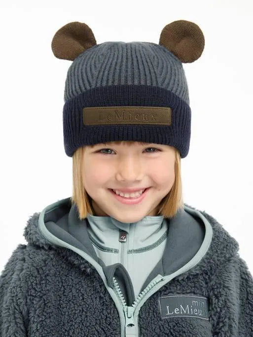 LeMieux AW24 Mini Bear Beanie - Petrol - One Size
