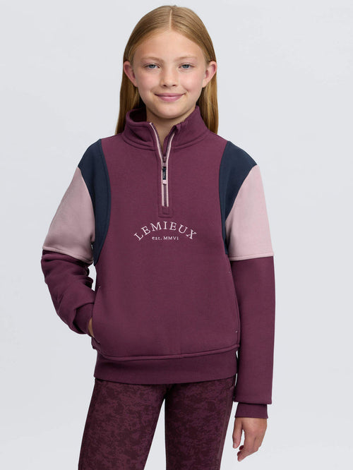 LeMieux AW26 Young Rider Viola Quarter Zip Sweat