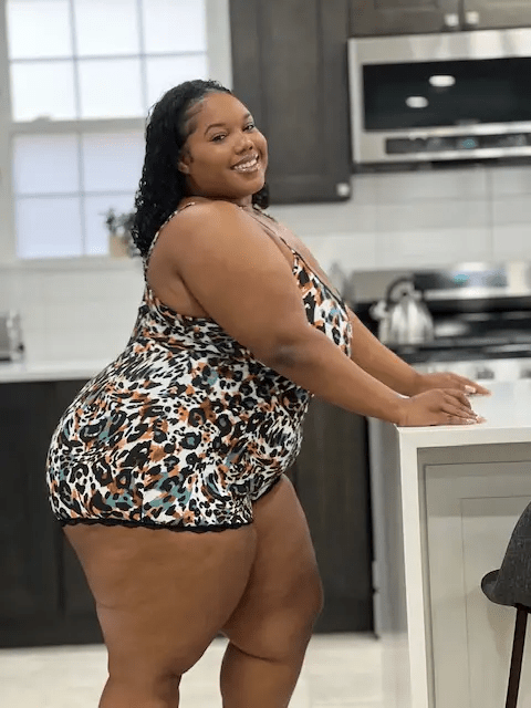Leopard Print Romper - Intimate Whispers