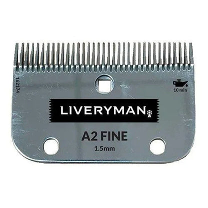 Liveryman Replacement Clipper Blade Set - Cutter and Comb - A2 - 3mm -