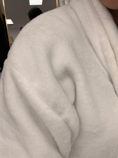 LUXE PLUSH ROBE - Mom of the year (White) - Intimate Whispers