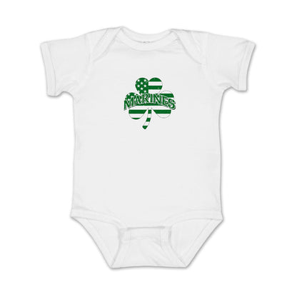 Marines Shamrock Infant Romper