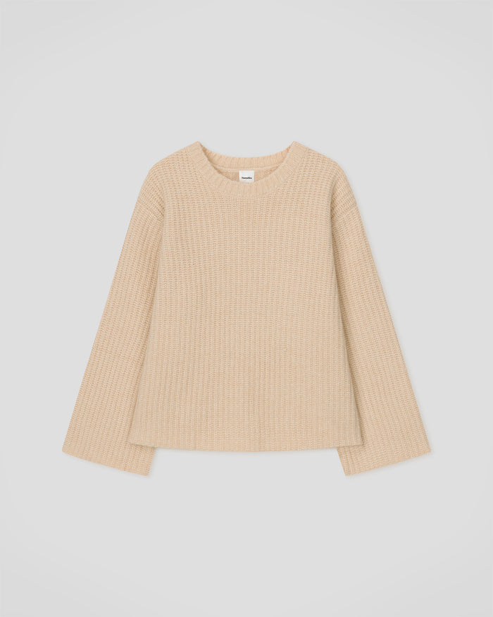 Maura - Merino cashmere sweater - Creme