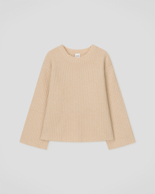 Maura - Merino cashmere sweater - Creme