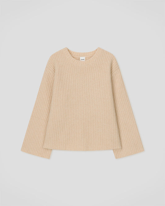 Maura - Merino cashmere sweater - Creme