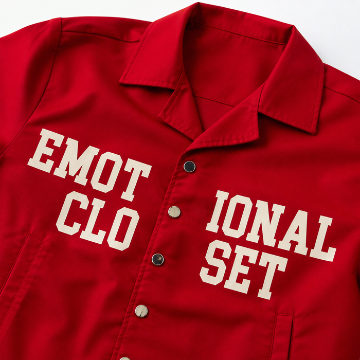 Mixed Emotion- Backyard Nylon Shirt - Red - Clique Apparel