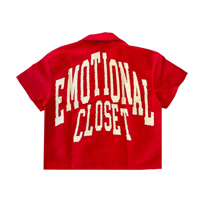 Mixed Emotion- Backyard Nylon Shirt - Red - Clique Apparel