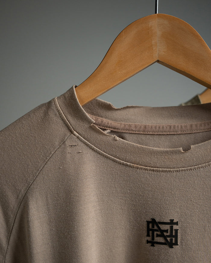 MOTO CROP TEE - EARTH