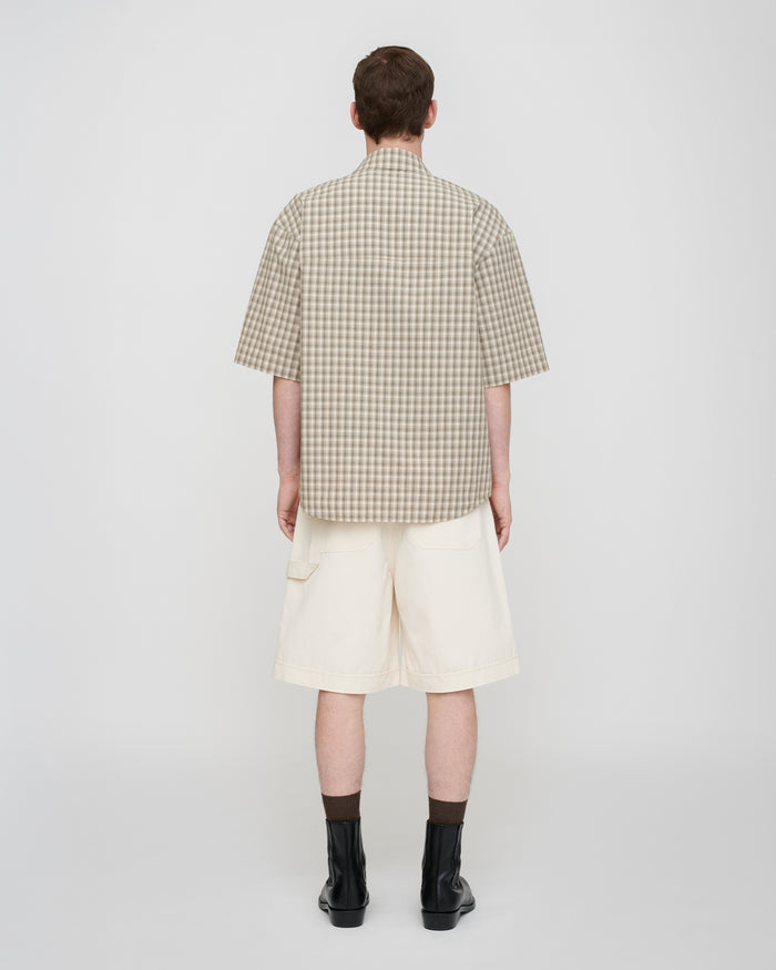 Nahui - Shirt - Creme/Grey