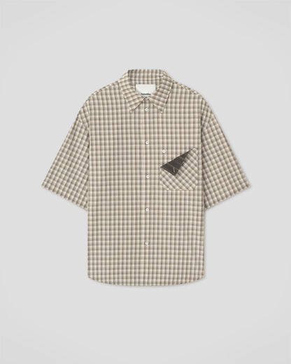 Nahui - Shirt - Creme/Grey