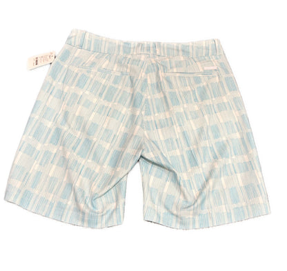 New Adidas White & Turquoise Printed Shorts Size 6 MSP$70