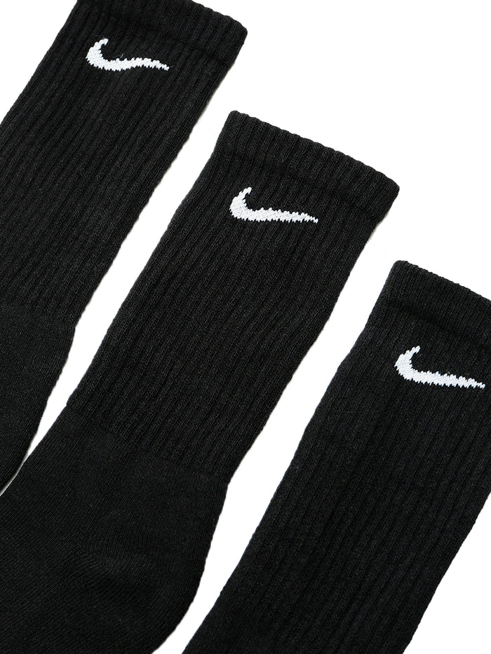 Nike Socks Sports Mens 3 Pairs Cotton Rich Designer Soft Crew Sock Size 8-14.5 RAWDENIM RAWDENIM