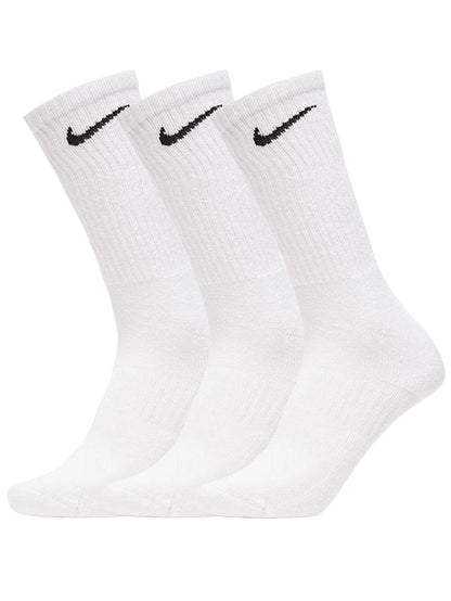 Nike Socks Sports Mens 3 Pairs Cotton Rich Designer Soft Crew Sock Size 8-14.5 RAWDENIM RAWDENIM