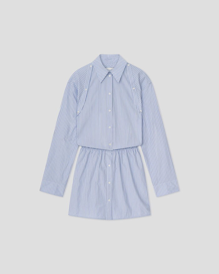 Odran - Shirt dress - Blue/White/Navy