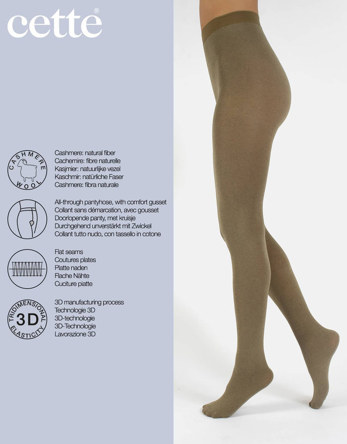 Opaque Winter Tights - Nude - Intimate Whispers
