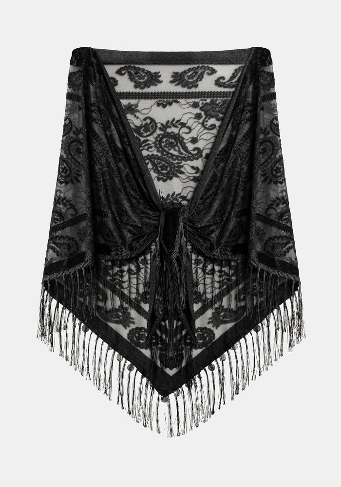 Opulent Coin Devore Scarf