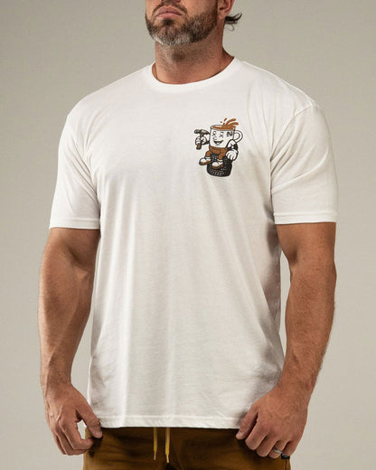OVERALL SUPPLY  TEE - WHITE