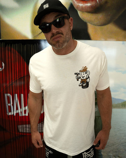 OVERALL SUPPLY  TEE - WHITE