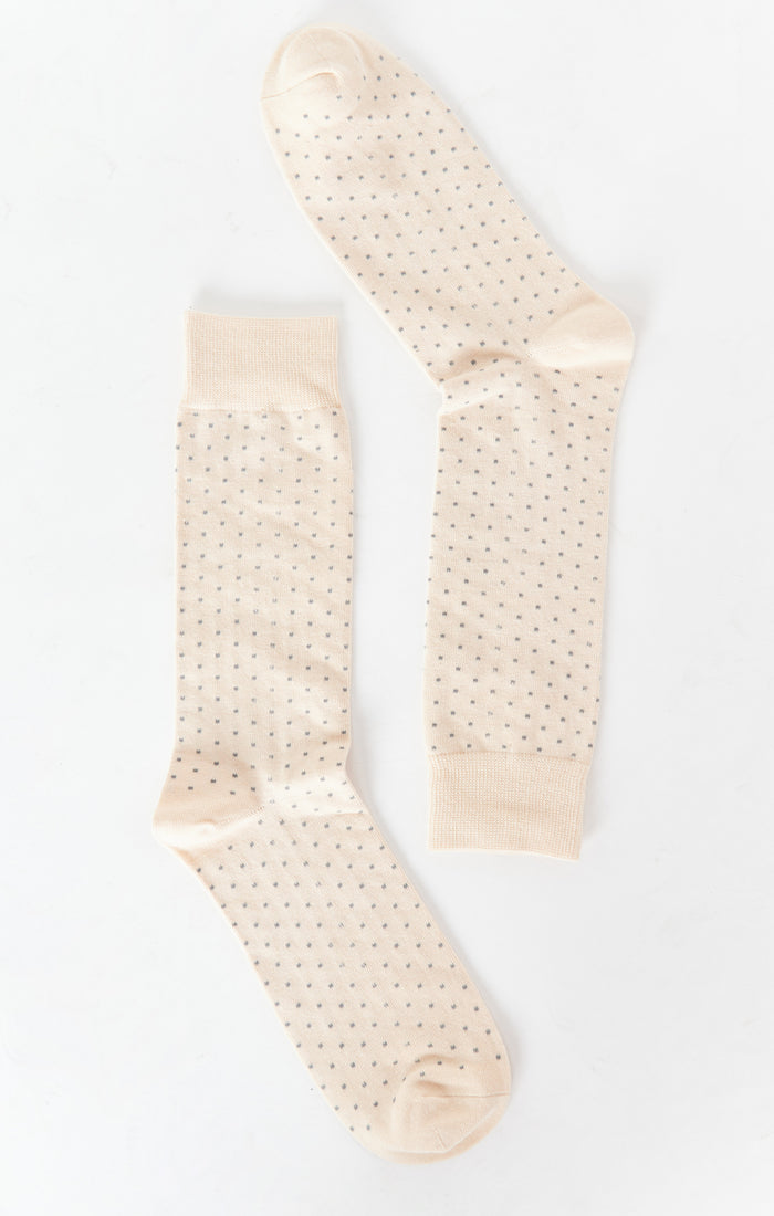 Owen Sock ~ Champagne Dots